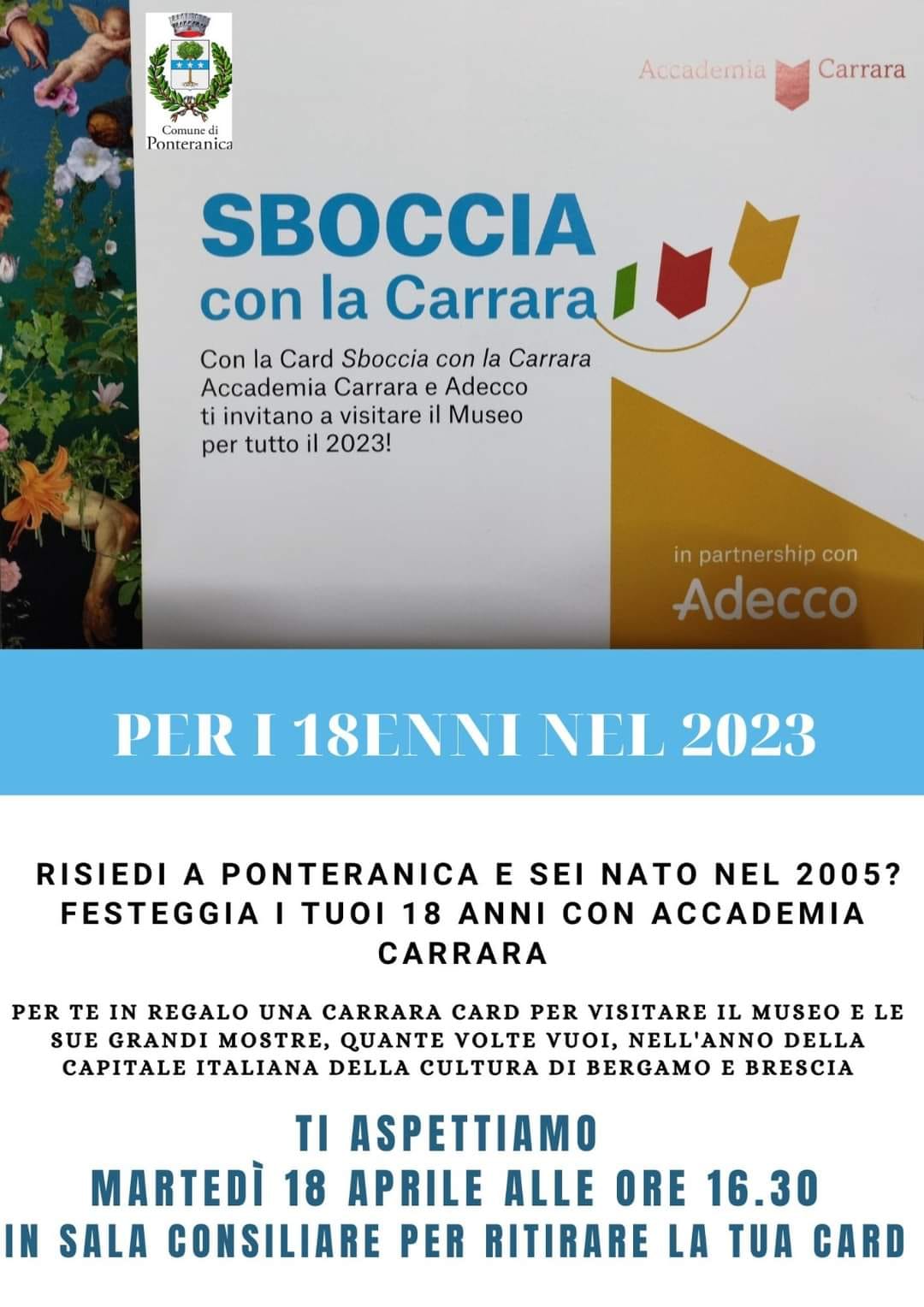 Sboccia la carrara