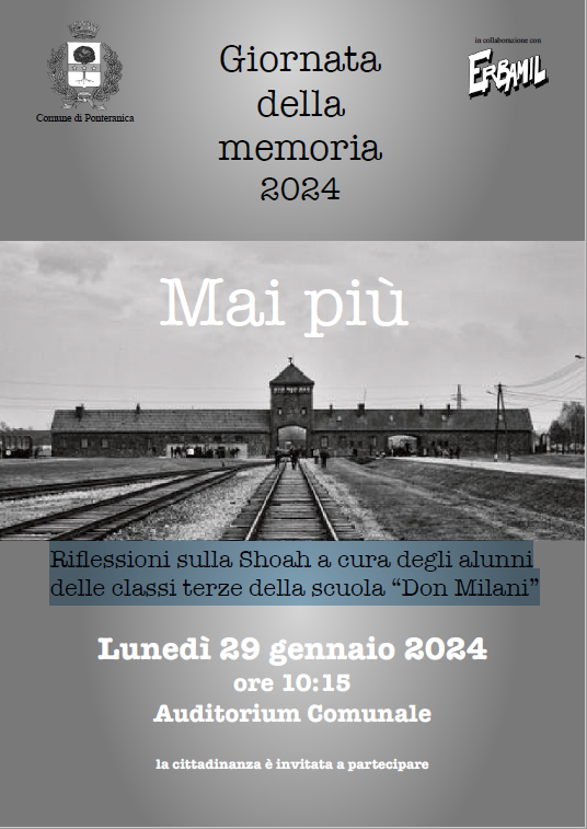 Giornata della memoria con le 3e medie