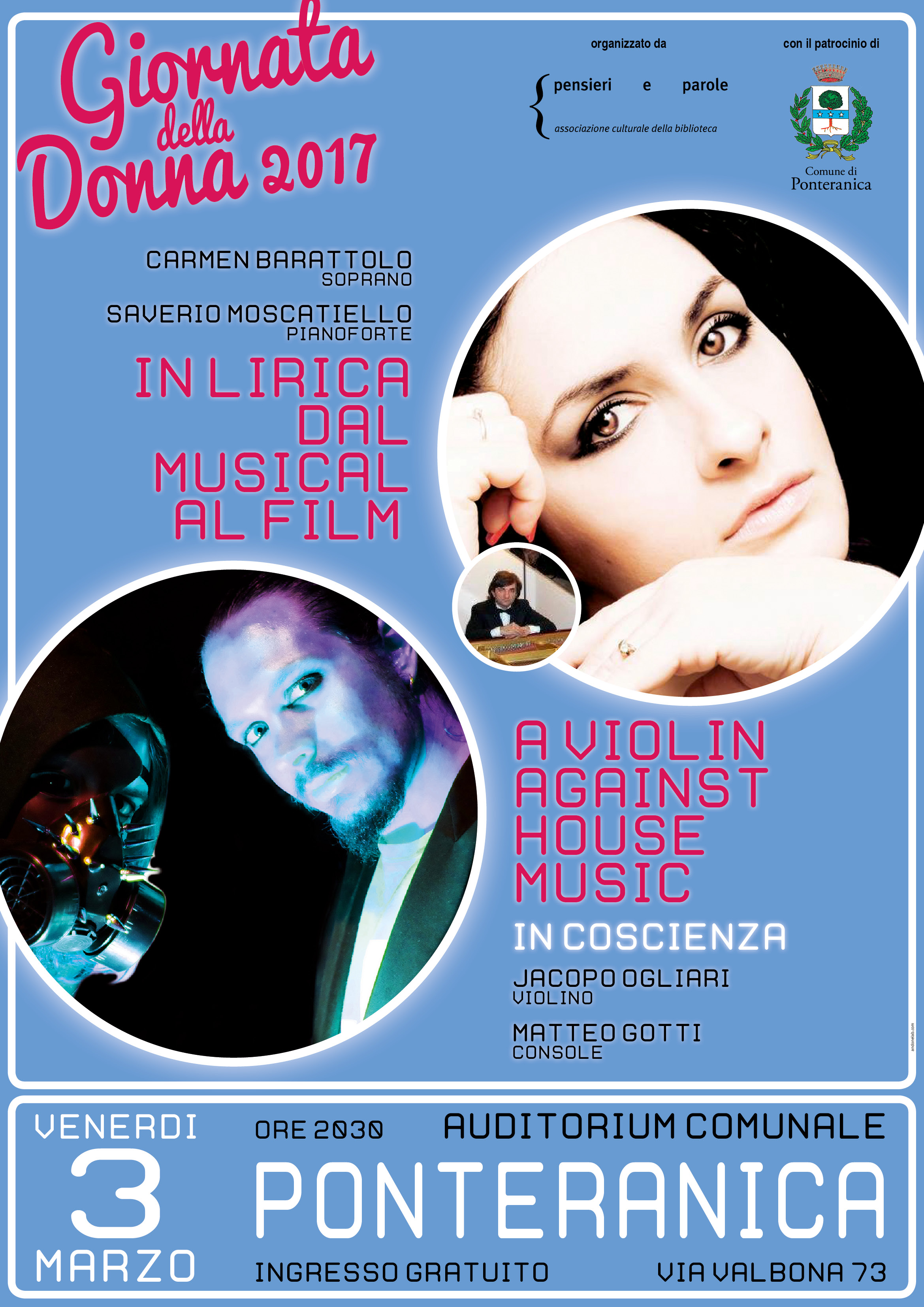 Giornata della donna "In lirica dal musical al film"