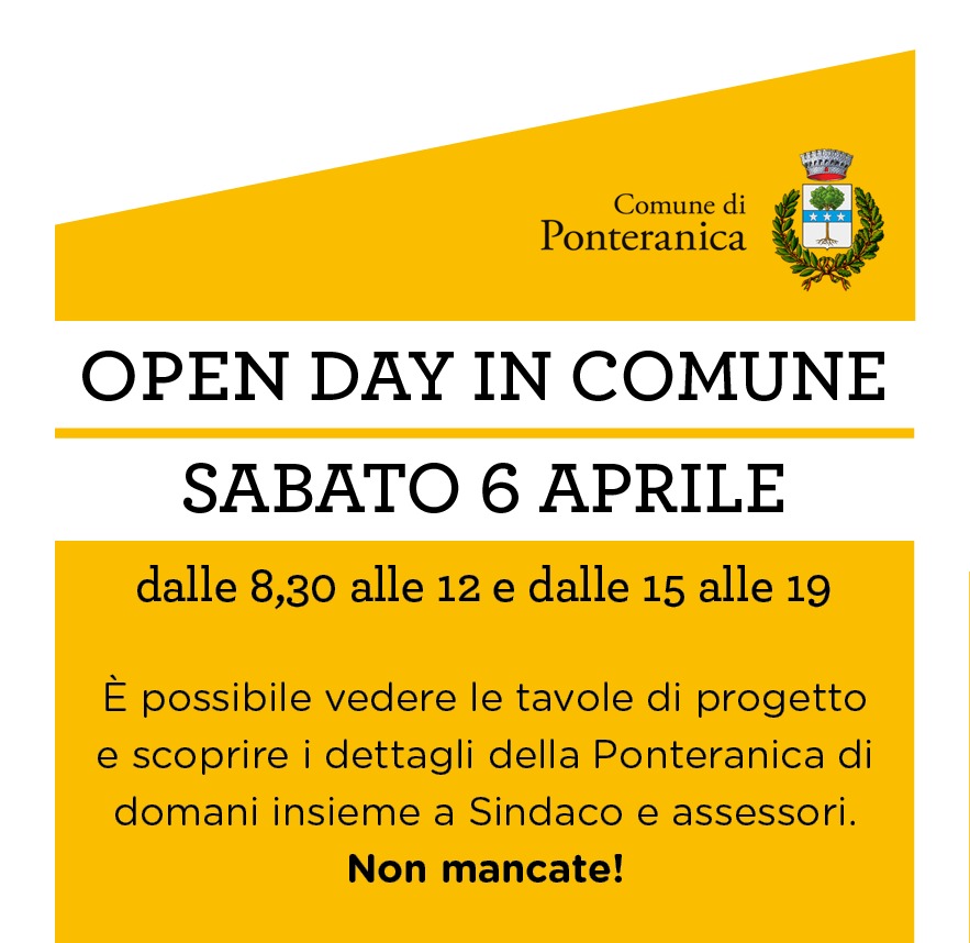 Open Day in Comune
