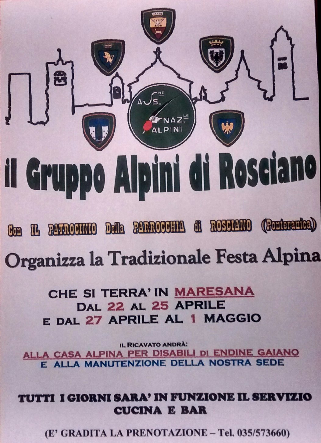 Festa alpina in Maresana